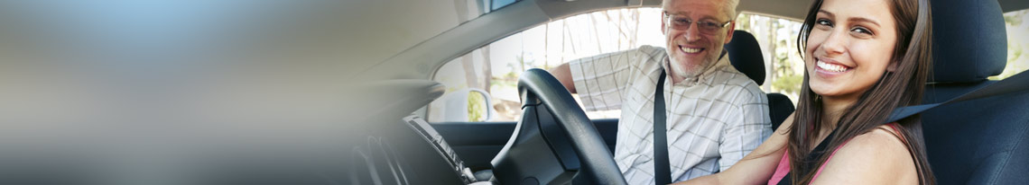 Vancouver driving school student and instructor